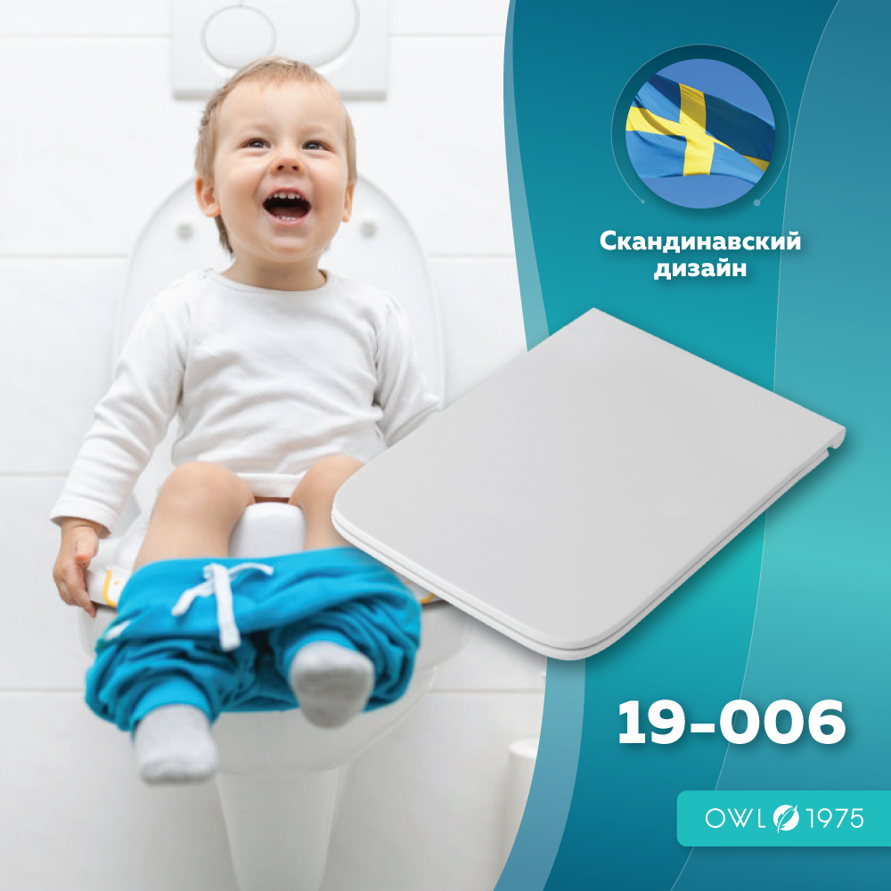 Крышка с сиденьем DP микролифт для унитаза OWLT190401/OWLT190601